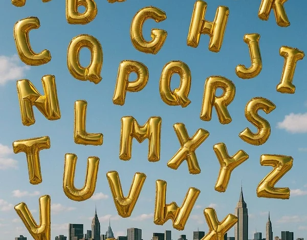 Alphabet Balloons