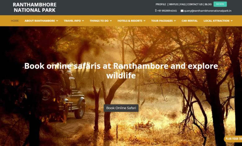 How to Book Ranthambore Safari Ticket Online