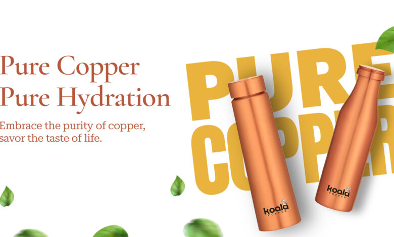 Pure Copper Water Bottle