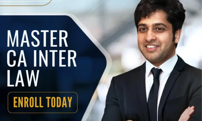 CA Inter Law Classes