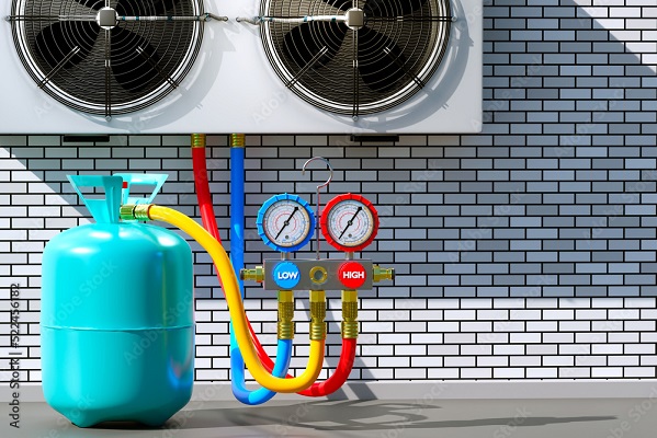 AC gas refilling and leak repair