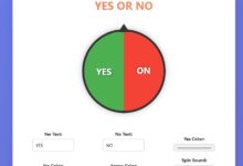 Yes or No Wheel