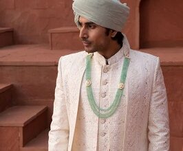White Sherwani