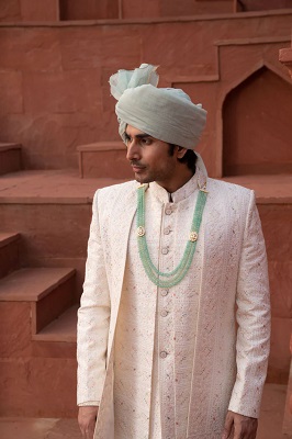 White Sherwani