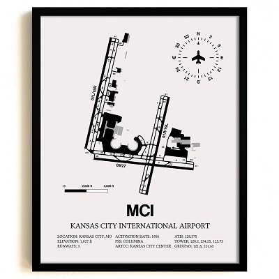 Map of Mci Airport