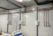 medical oxygen gas pipeline system