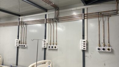 medical oxygen gas pipeline system