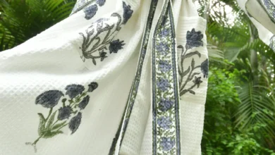 Waffle Cotton Bathrobe