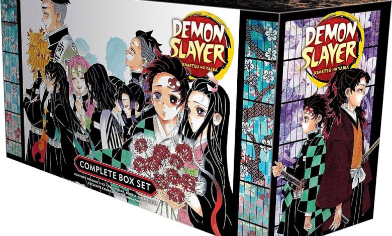 Demon Slayer Kimetsu No Yaiba Manga Box Set