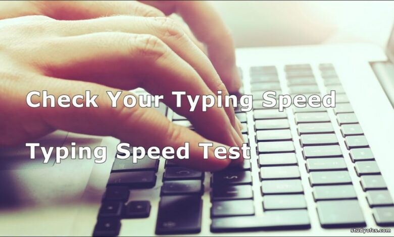 Typing Test Fast Finger