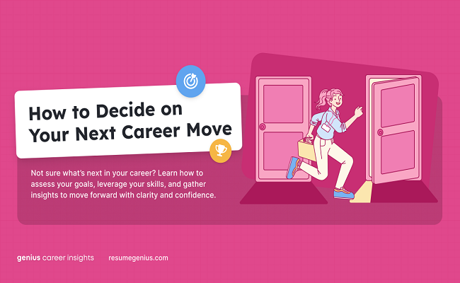 how to decide your next career move