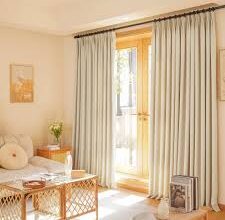 Pleated Curtains for Living Room