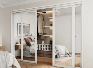 Mirrored Sliding Closet Doors
