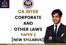 CA Inter Law Classes in India