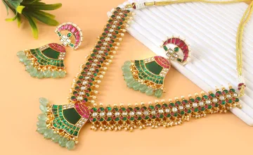 Long Kundan Necklace