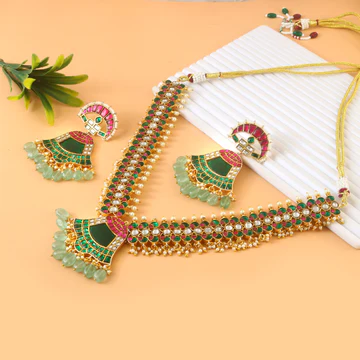 Long Kundan Necklace