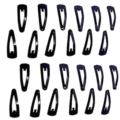 Small clips for hair