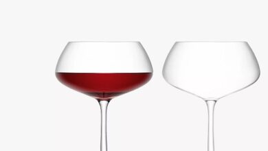 Red wine Glass set of 2
