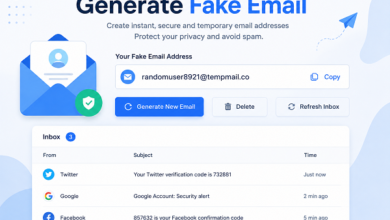 Generate Fake Email​