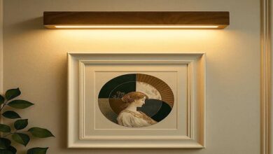 ceiling light wood