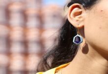 gold plated stud earrings