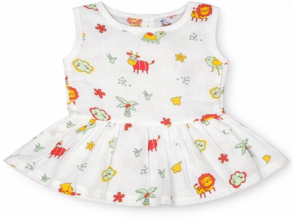 Muslin Frock for Baby Girls