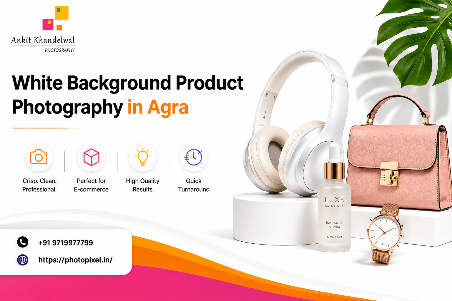 White Background Product Photography in Agra