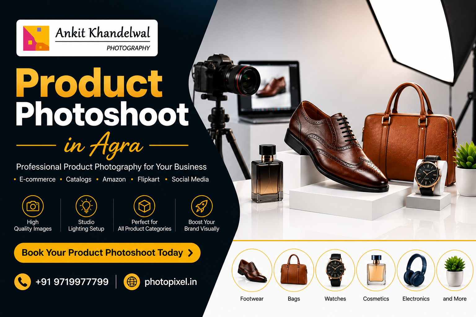 Product Photoshoot in Agra: The Secret Behind Products That Sell Faster