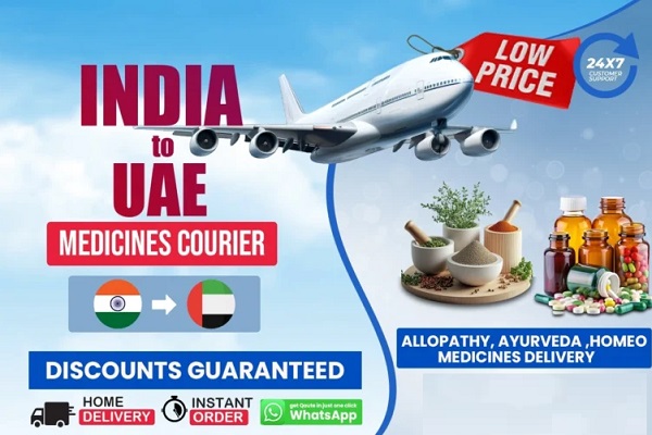 medicine courier from india to dubai​