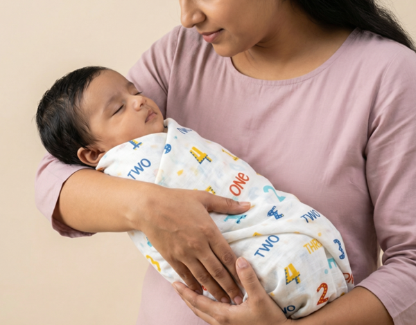Organic Muslin Swaddle for Babies