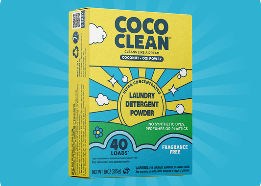 Plastic-free laundry detergent
