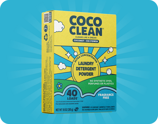 Plastic-free laundry detergent